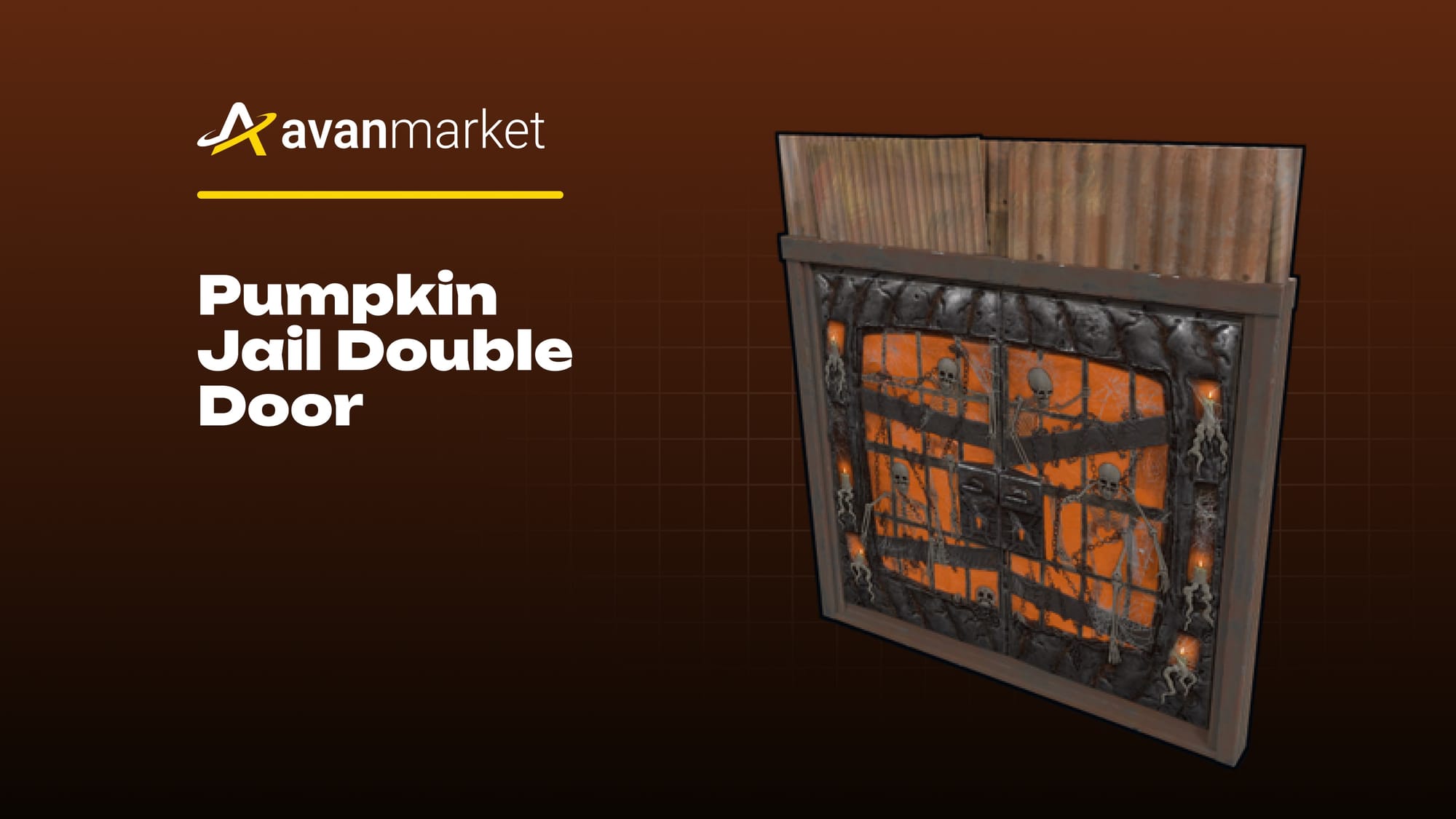 Pumpkin Jail Double Door