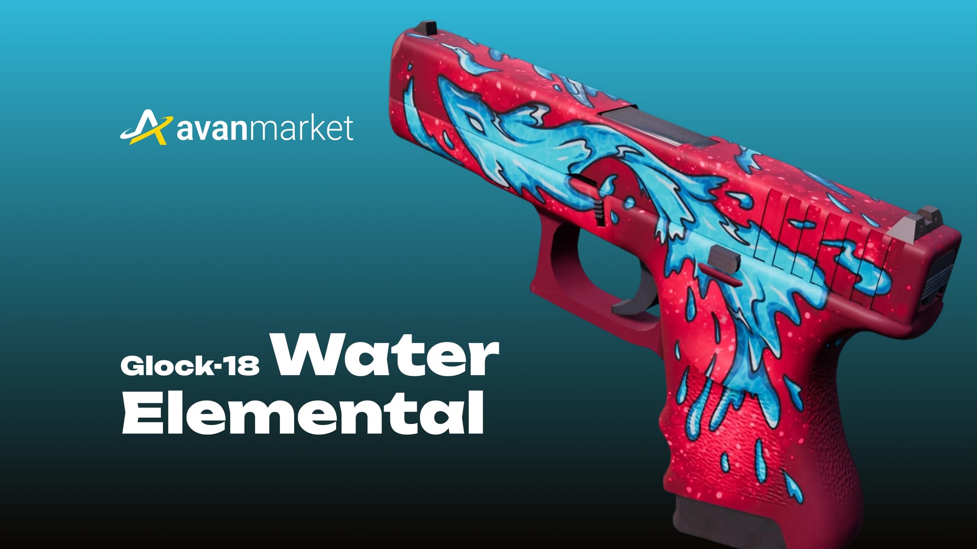 Glock-18 Water Elemental