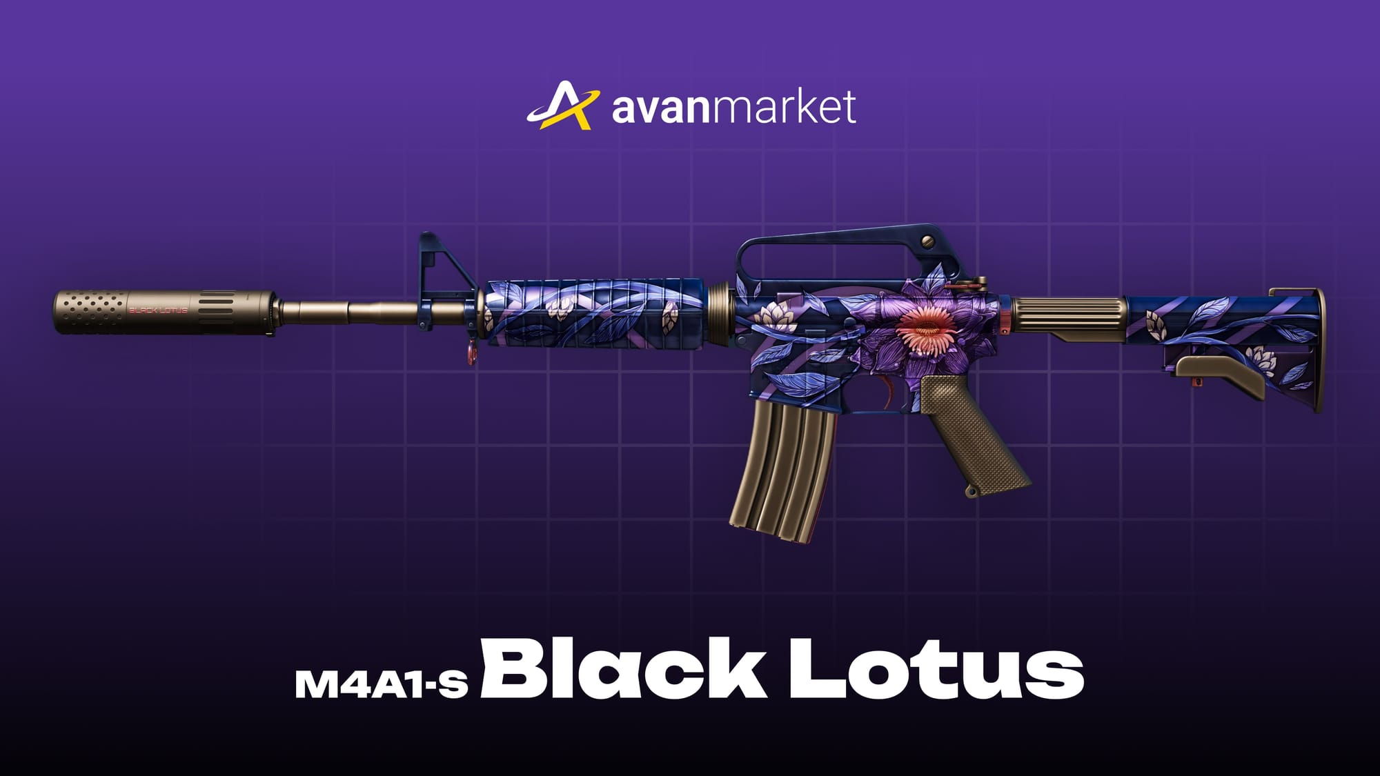 M4A1-S Black Lotus
