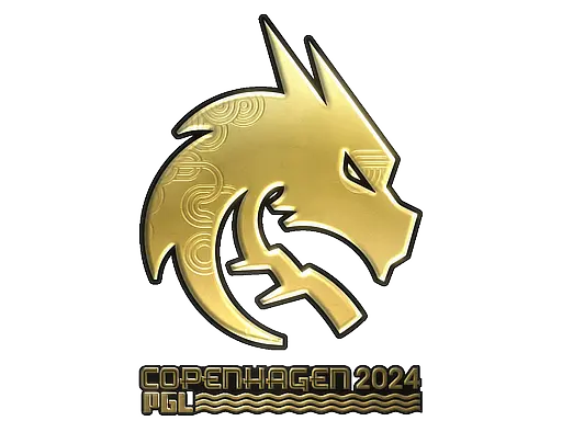 Sticker | Team Spirit (Gold) | Copenhagen 2024
